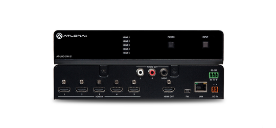 Atlona 4K/UHD 5-1 Input HDMI