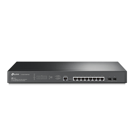 JetStream TL-SG2210MP - Switch - Smart - 8 X 10/100/1000 (Po