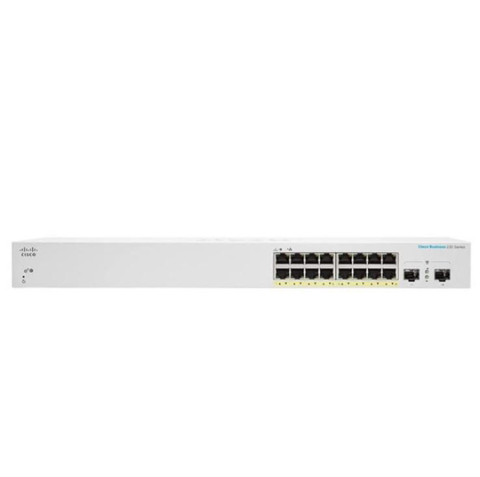 Bus 220 SmtSwitch 16p GE PoE 2x1G SFP