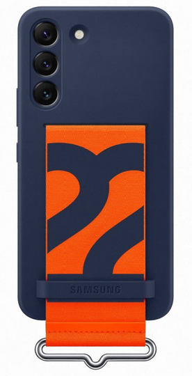 SAMSUNG SILICONE COVER WITH STRAP S22 NAVY