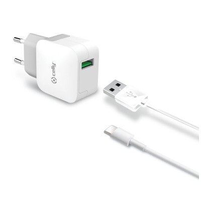 CELLY TRAVEL CHARGER TURBO+TYPE-C CABLE