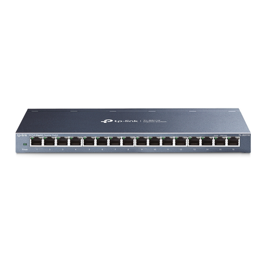 16-porttinen Pöytäkytkin, Gigabit, Kytke Ja Käytä, Valkoinen