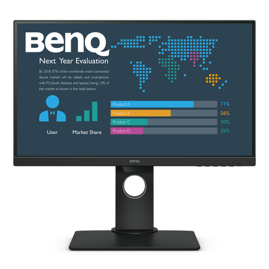 BENQ BL2480T 24" FHD IPS HAS HDMI/DP/VGA_