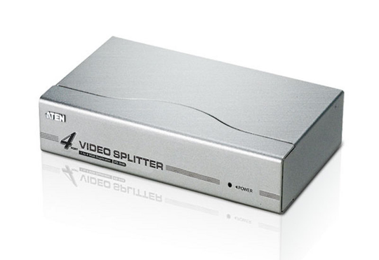 VGA Splitter, 1-4, 1920x1440, HD15 (ma) - 4xHD15 (fe). VGA Splitter To Easily Display The Same Image