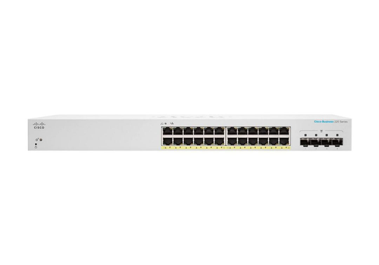 Bus 220 SmtSwitch 24p GE Full PoE 4x10G
