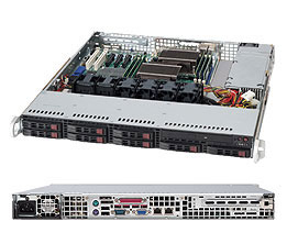SuperChassis 1U, SC113TQ-563CB, Black