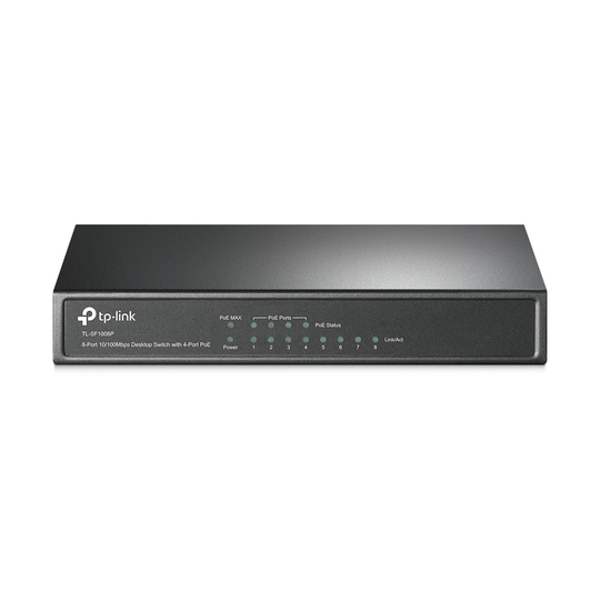 Switch 8port 10/100 PoE Table Model