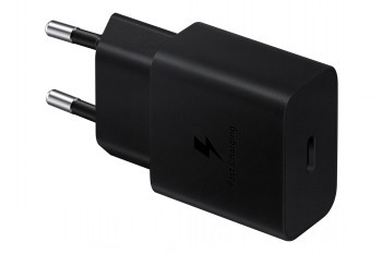 SAMSUNG WALL CHARGER 15W INCL. TYPE C TO C-CABLE BLACK