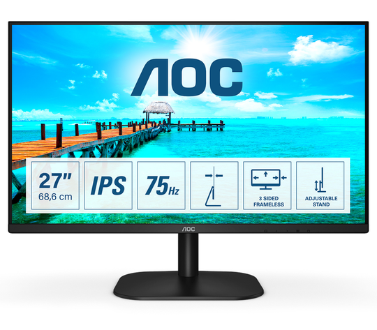 AOC 27B2H 27" FHD IPS HDMI/VGA