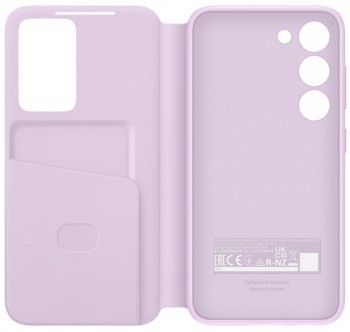 SAMSUNG CLEAR VIEW WALLET COVER S23 LILAC