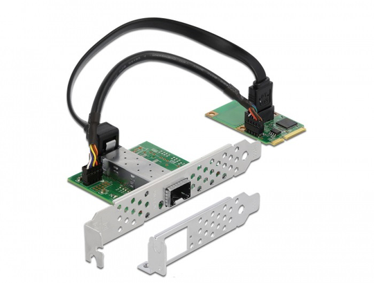 Mini PCIe I/O PCIe Full Size 1 X SFP Gigabit LAN