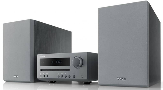 Denon D-T1 stereopaketti, harmaa