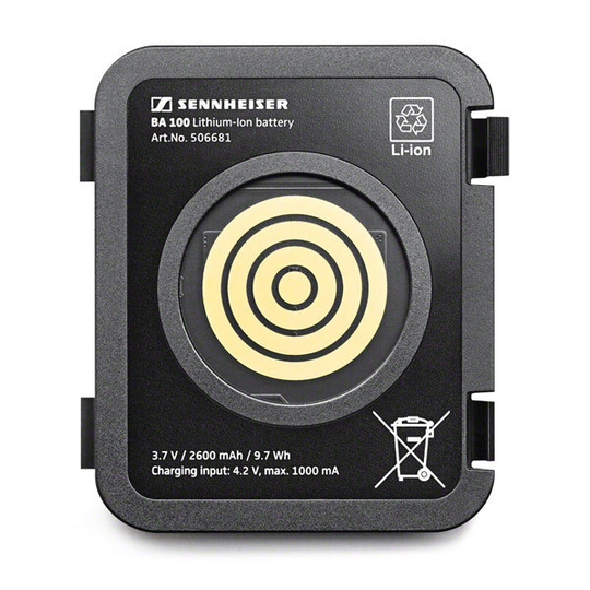 SENNHEISER TEAMCONNECT WIRELESS BATTERY, LI-ION, 3.7 V / 2600 MAH