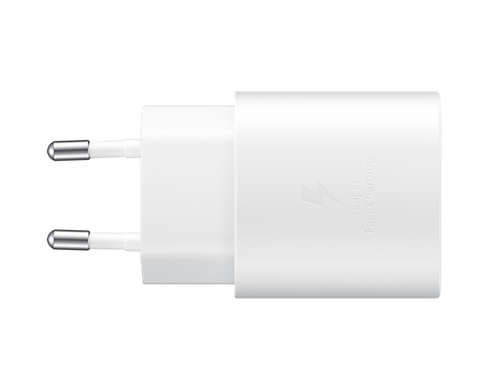 SAMSUNG 25W TRAVEL CHARGER (W/O CABLE) WHITE