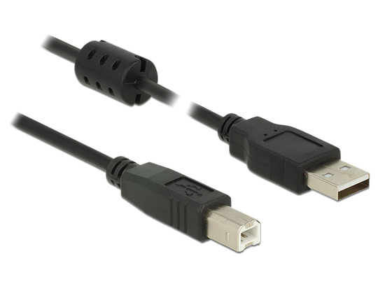 Cable USB 2.0 Type-A Male > USB 2.0 Type-B Male 1.5 M, Black