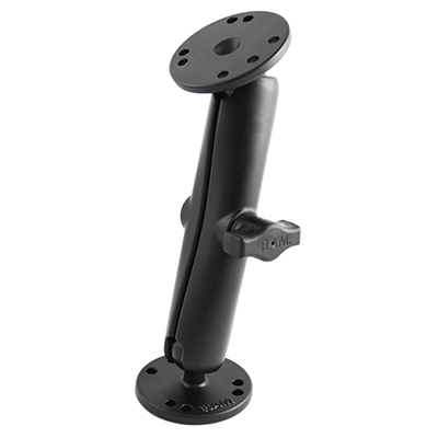 RAM MOUNTS B-KOKO PITKÄ KIINNISTYSVARSI + 2X B-KOKO 1.0" KUULA PYÖREÄ 2.5" ALUSTA