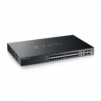ZYXEL XGS2220-30F, L3 ACCESS SWITCH, 24X1G SFP, 2X10MG RJ45, 4X10G SFP+ UPLINK, INCL. 1 YR NEBULAFLE