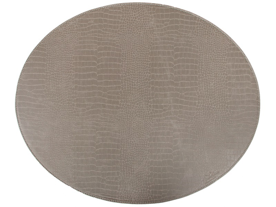 House Of Sander - Snake imitated placemat - Grey (40111)