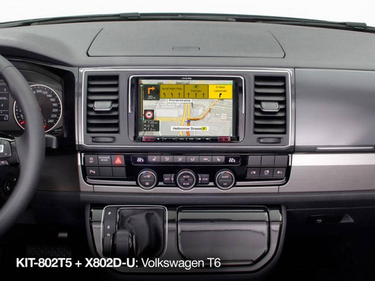 Alpine X802D-T6 2DIN soitin Volkswagen T6
