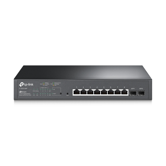 JetStream™ 10-Port Gigabit Smart Switch With 8-Port PoE+