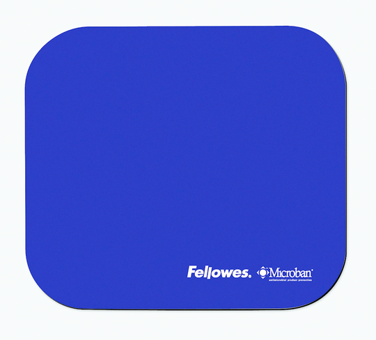 FELLOWES MOUSE PAD WITH MICROBAN - NAVY