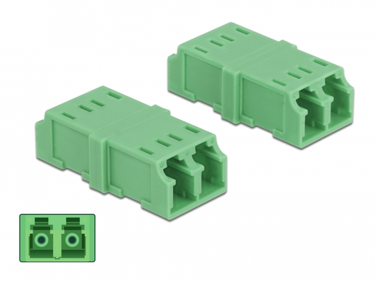 Optical Fiber Coupler LC Duplex Female To LC Duplex Female