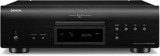 Denon DCD-1600NE CD-soitin (musta)