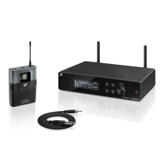 SENNHEISER XSW 2-CI1-B INSTRUMENT SET