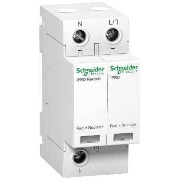 SCHNEIDER ELECTRIC IPRD YLIJÄNNITESUOJA, TYYPPI 2, IMAX 40KA, TNS, 1P+N+PE, HÄLYTYSKOSKETIN, PLUG-