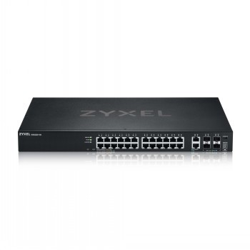 ZYXEL XGS2220-30, L3 ACCESS SWITCH, 24X1G RJ45 2X10MG RJ45, 4X10G SFP+ UPLINK, INCL. 1 YR NEBULAFLEX