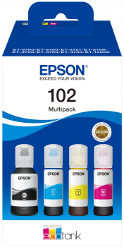 Epson - T102 EcoTank 4-Colour Multipack